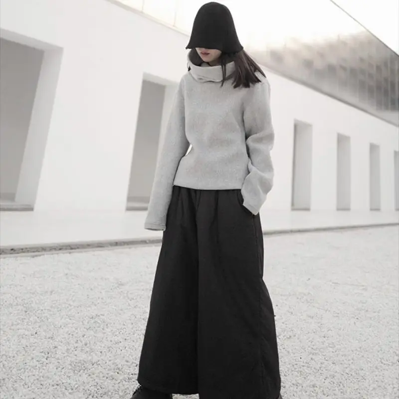 Women's Hoodie Leisure Long Sleeve Autumn And Winter New High Collar Dark Velvet Thick Youth Fashion Trend Pullover