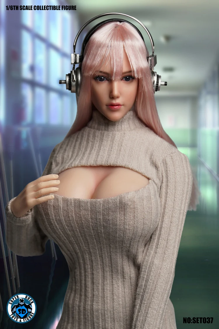 

SUPER DUCK SET037 1/6 Virtual Beauty Girl SONIKO Cosplay Set for 12inch Phicen Tbleague Jiaoudoll Action Figure DIY