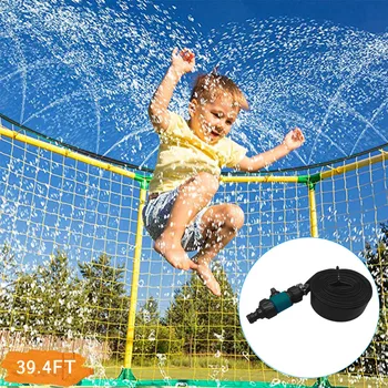 

Spot Trampoline Sprinklers for Kids Trampoline Spray Hose Water Park Fun Summer Outdoor Water Game Toys for Boys Girls dropship