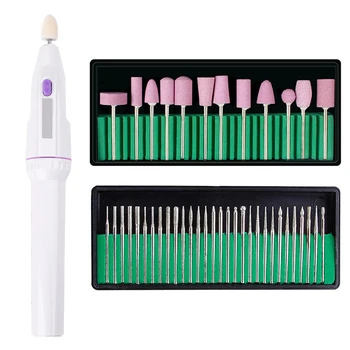 

Electric Nail Drill Pen Type Manicure Polishing Drill Bit Nail Polisher Machine Kit HJL2019