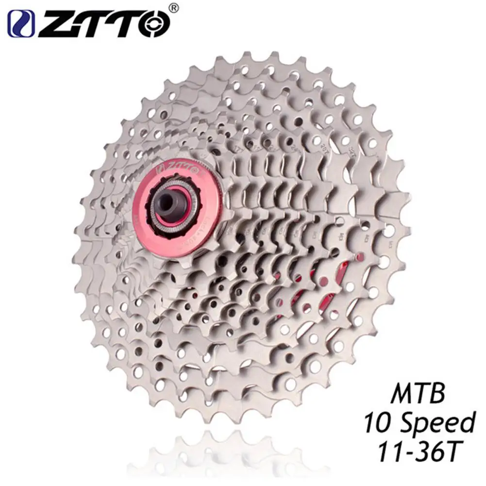 HiMISS MTB 10 s свободное колесо скоростей кассета 11-36T Серебристый Стальной маховик