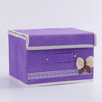 

Non-woven Storage Box Sundries Underwear Toy Storage Box Cosmetic Book Organizer Stationery Container Housework Helper