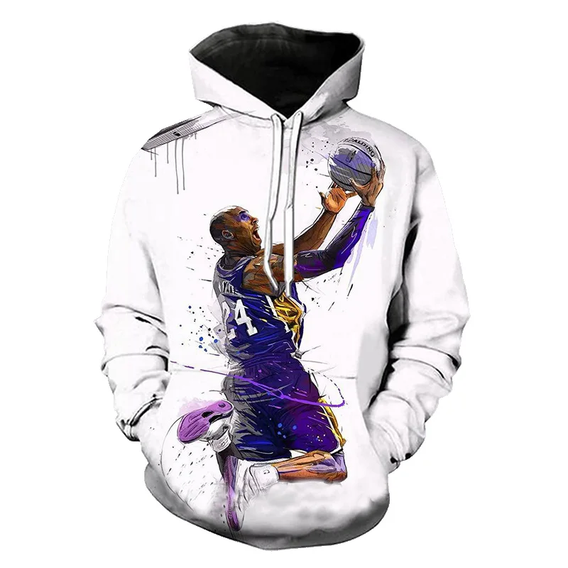 Новая мода Kobe Bryant Dunk 3D печатная Толстовка для мужчин и женщин с длинным рукавом в
