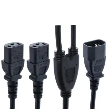 

IEC 320 C14 to Dual C13 Power cord, Y Type Splitter Short Power line cables,PDU Cable Assemblies, extension adapter, 30cm