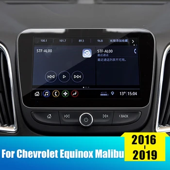 

For Chevrolet Equinox Malibu XL 2016 2017 2018 2019 Tempered Glass Car GPS Navigation Screen Protector Film protective Sticker