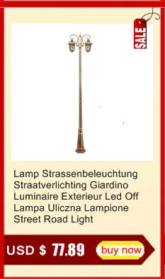 Lampadaire Farola Eclairage Lampioni Da Esterno Tuinlamp Квадратный светодиодный светильник Exterieur уличный дорожный светильник