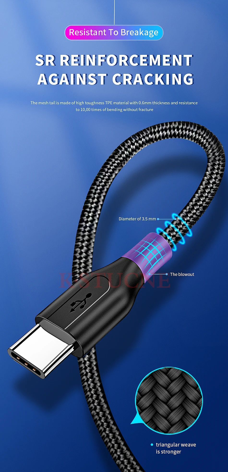 5А usb type-C кабель для быстрой зарядки USB C кабель для передачи данных для samsung S9 S8 Note 9 8 зарядное устройство для телефона huawei mate 30 Pro type-C кабель