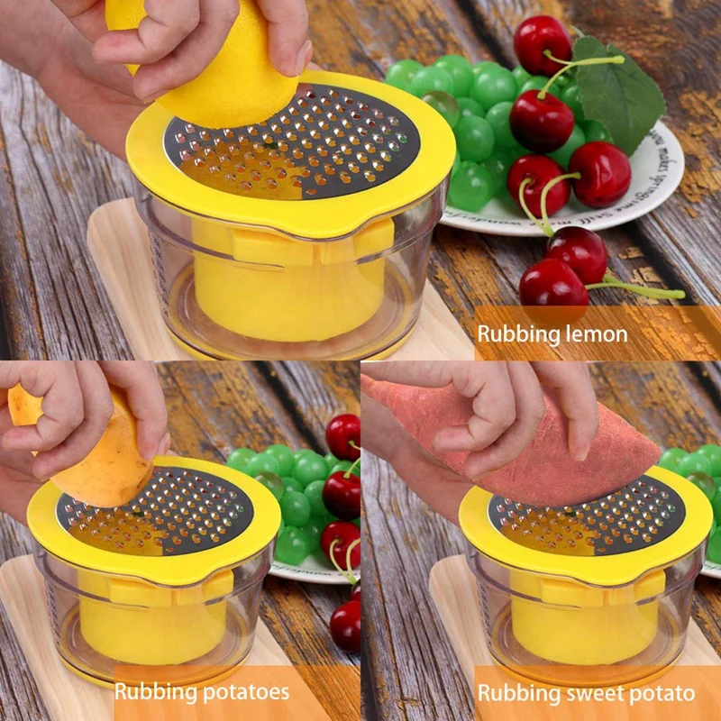 Инструмент для зачистки кукурузы, 4 в 1 инструмент для зачистки кукурузы держатель для кукурузы, инструмент для зачистки кукурузы нож для кукурузы и удаления со встроенной решеткой для мерного стакана