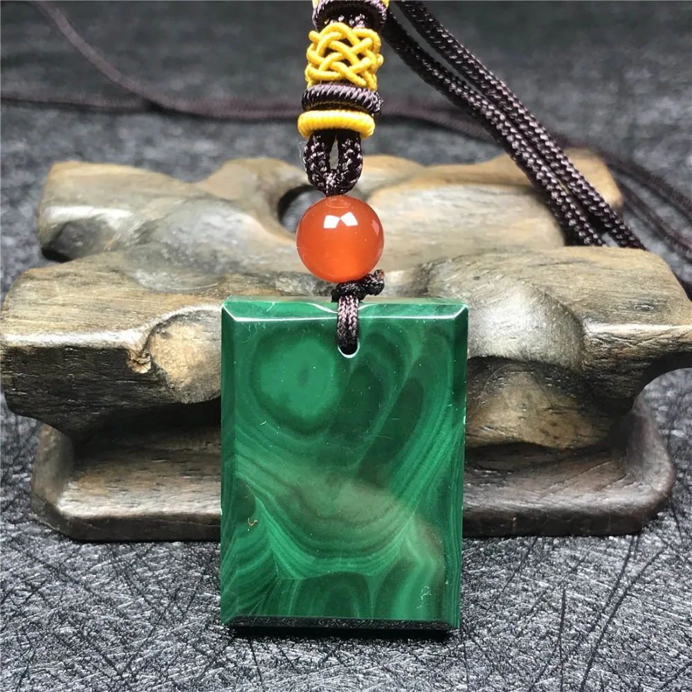 Malachite Pendant Necklace (26)