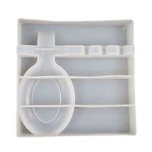 

2021 New Spoon Storage Tray Epoxy Resin Mold Tableware Rack Plate Silicone Mould DIY Crafts Home Decortaions Casting Tool