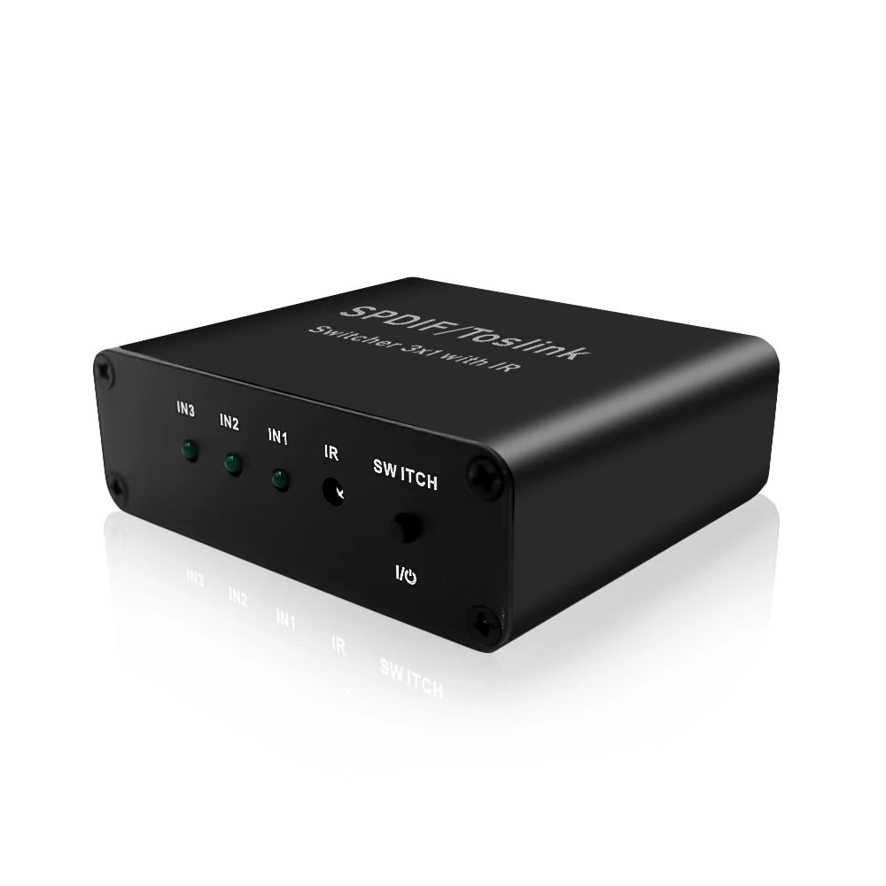 Kebidu цифровой адаптор SPDIF оптический аудио 3x1 переключатель с пультом дистанционного управления Поддержка цифрового DTS 5,1 аудио коммутатор конвертер