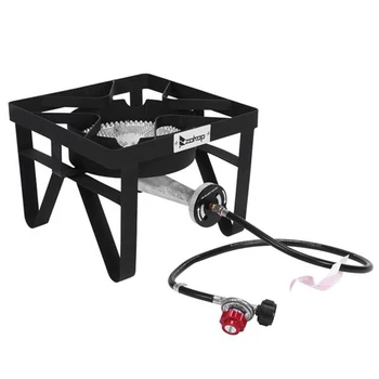 

ZOKOP Gas Burner Stove Ef41-54 Outdoor Furnace With Square Furnace 20W BTU Head Diameter 26cm With 0-20psig High Pressure Valve
