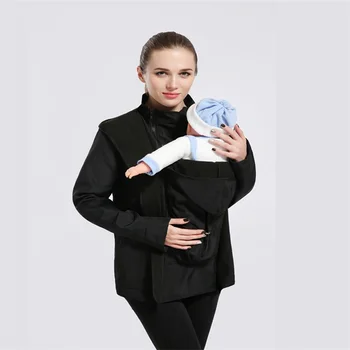 

Baby Carrier Jacket Kangaroo Warm Maternity Pregnancy Windproof Blouses Shirts Pregnant Zipper Casual Clothes