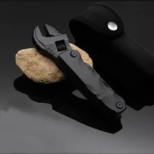 Herramienta de combinación multifuncional EDC, llave de vaso ajustable 5 en 1, alicates de llave plegables portátiles para el hogar y el exterior