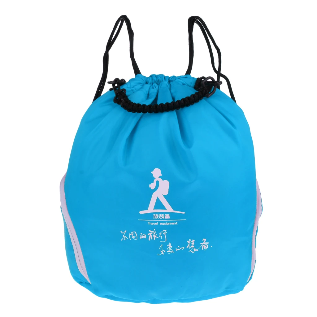 Unisex Bag Drawstring Sack Sport Travel Outdoor Backpack Waterproof Soft Lightweight and Durable Drawstring Backpack