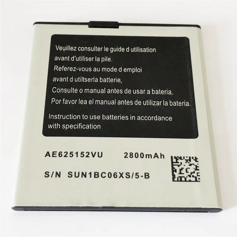 3 7 В 2800 мАч AE625152VU S/N SUN1BC06XS/5 B для JIAKE i9500 HDC Galaxy S4 Батарея 65mmx57mmx4 мм|Аккумуляторы