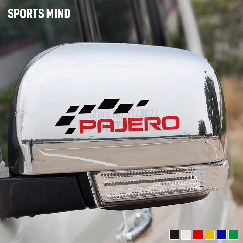 3 Paia Sports Mind Car Sticker Decal Automobiles Car Styling Per Mitsubishi Pajero Shogun Montero Mk2 V20 Accessori