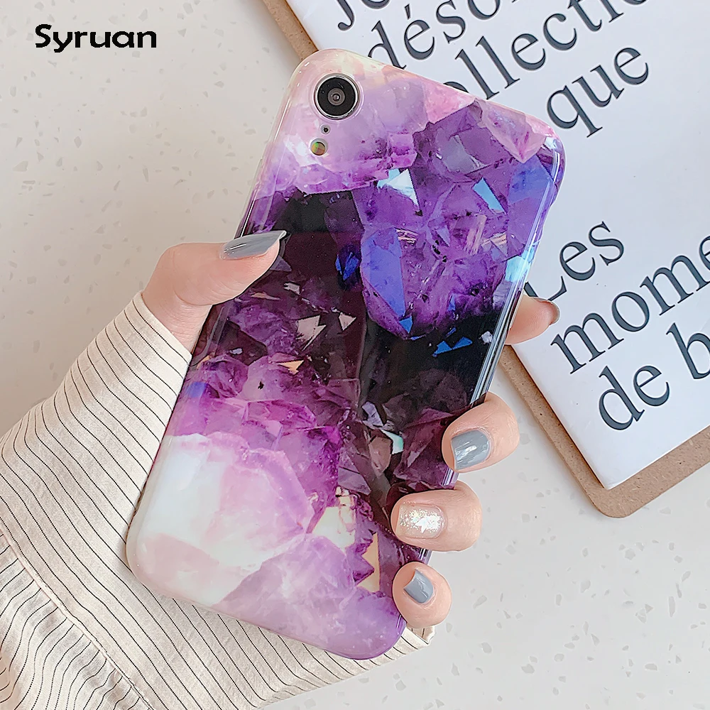 

Shine Marble Case on For iPhone 7 X XS MAX XR Dream Pattern Cover for iPhone XR 8 7 6 6S Plus Soft TPU Silicone Phone Cases