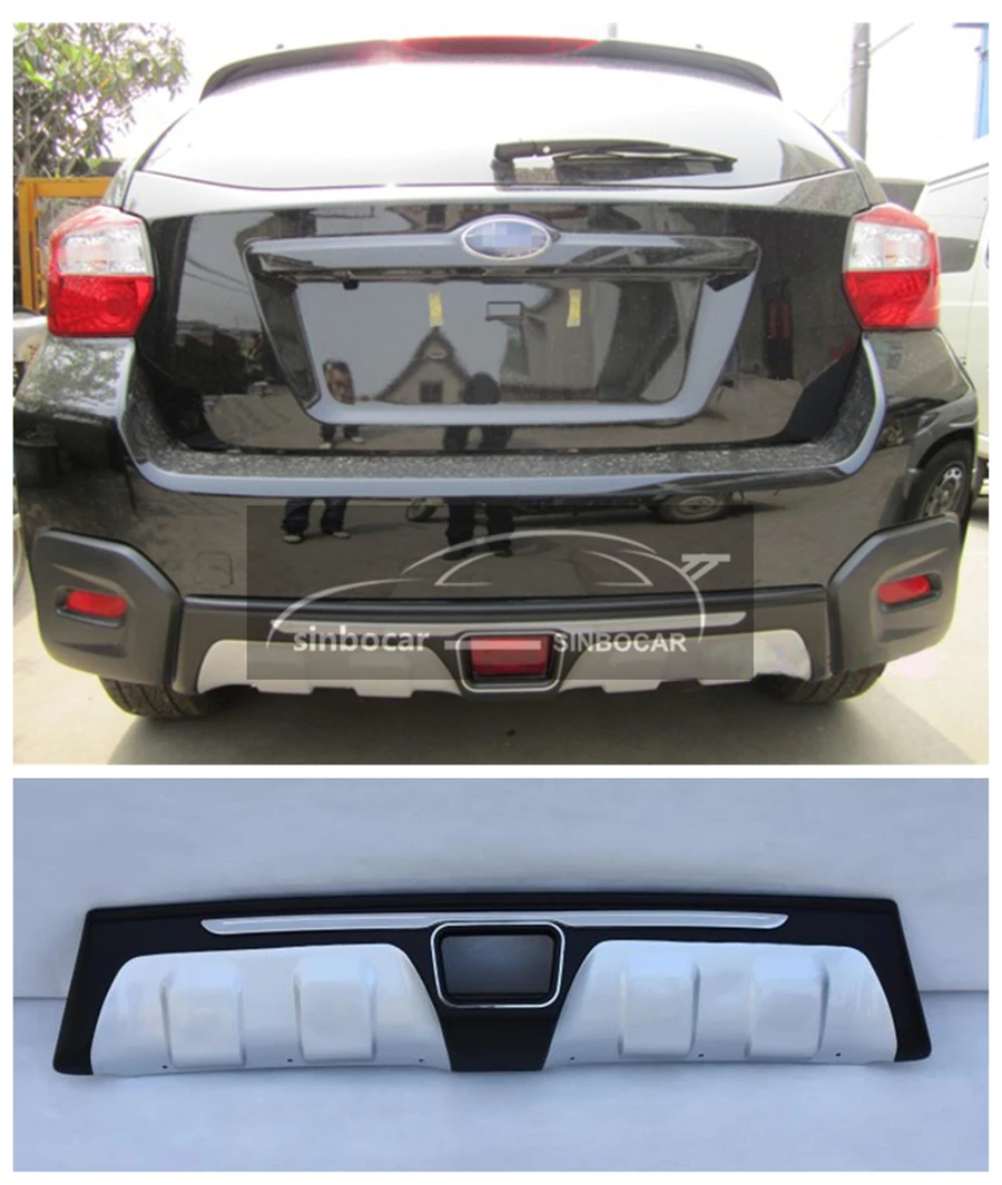 Автомобильный Стайлинг, защита заднего бампера, Накладка на порог, накладка на багажник, Накладка для Subaru XV 2012 2013, защита Бампера