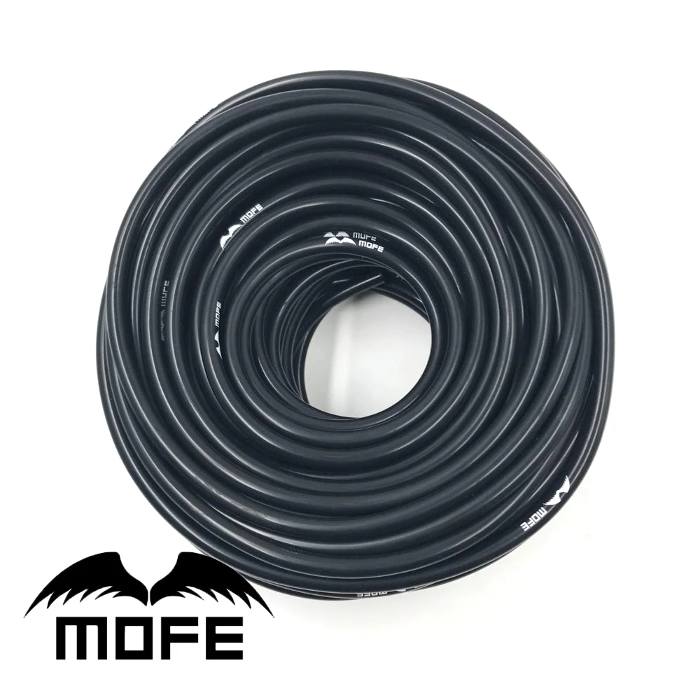 Universal 5 Meter Black Vacuum Hose /tube Silicone Pipe Blue Id3mm/4mm