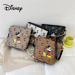 New Disney Fashion PU Mommy Bag Travel Waterproof Backpack Mickey Diaper Bag Backpack Outdoors High Capacity Messenger Bags