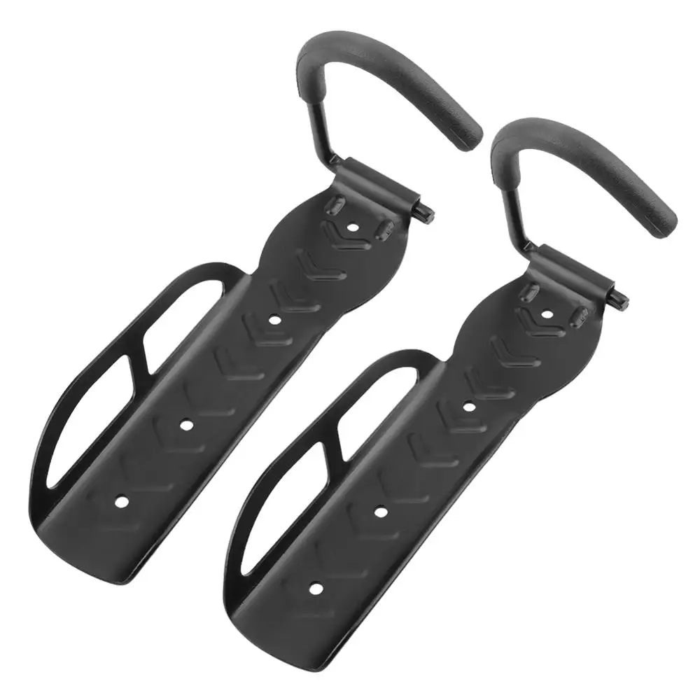 Бургундия Настенный держатель для велосипеда, стойка для горного велосипеда, стальная вешалка, крючок для хранения, аксессуары для велосипеда, монтируемые стойки - Цвет: Бургундия