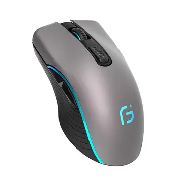 

2.4GHz USB Wireless Bluetooth Rechargeable Mouse Silent Gaming Office Mouse X5QC