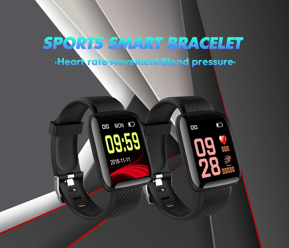 116plus Smart Watch Bluetooth Pedometer Multifunction USB Direct Charge Sports Bracelet