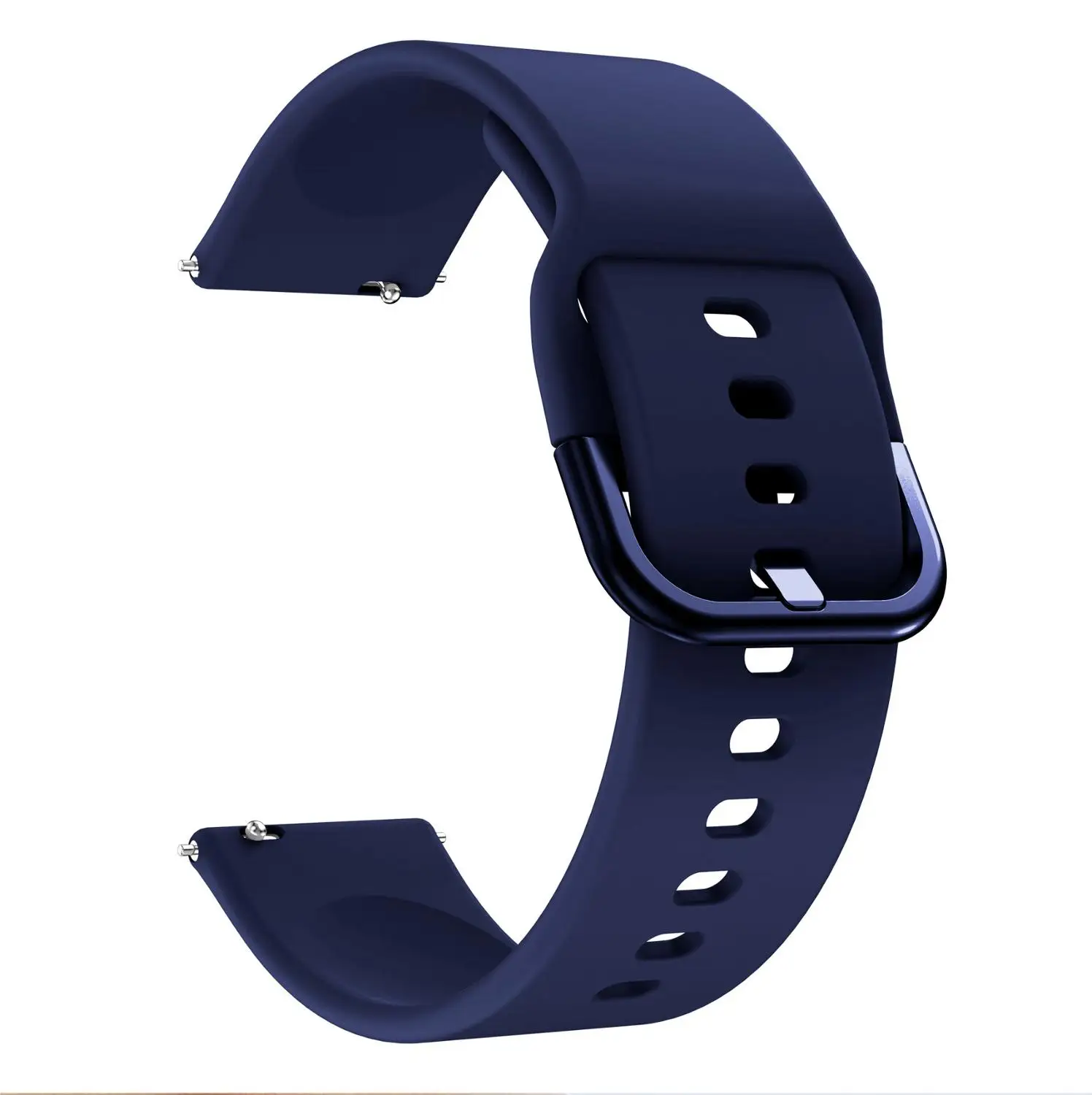 Q9 Nylon Loop Strap For Q3 Q8 Q8A Sport Watch Band Smartwatch Silicon Wrist Bracelet Replacement Quick Release belt - Цвет: Silicon blue