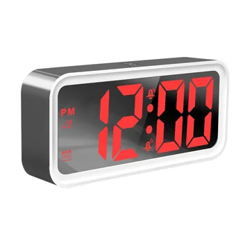 

Mute Luminous Usb Mobile Phone Charging Digital Alarm Clock Led Mirror Multifunctional Student Alarm Clock