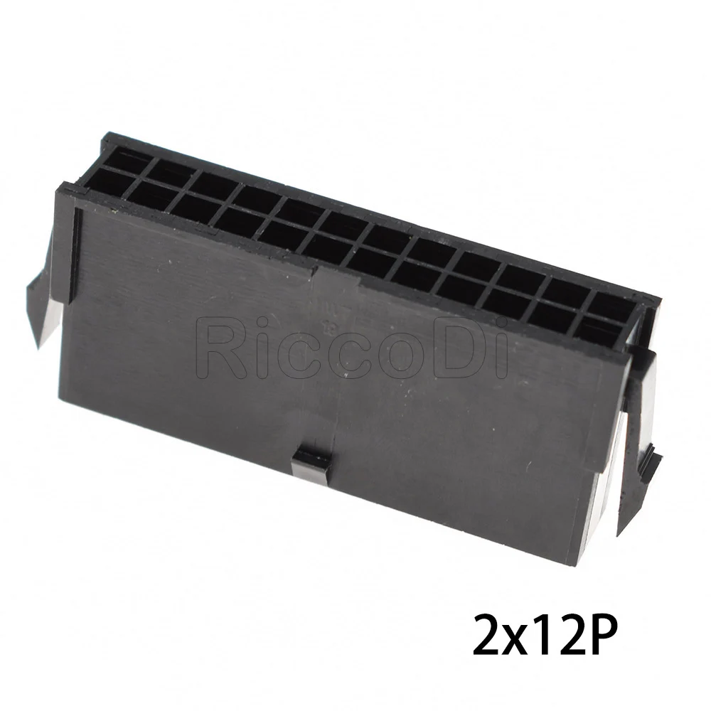 50 шт. черный 24 контактный Штекерный разъем ATX мини коннектор|atx connector|atx power supply
