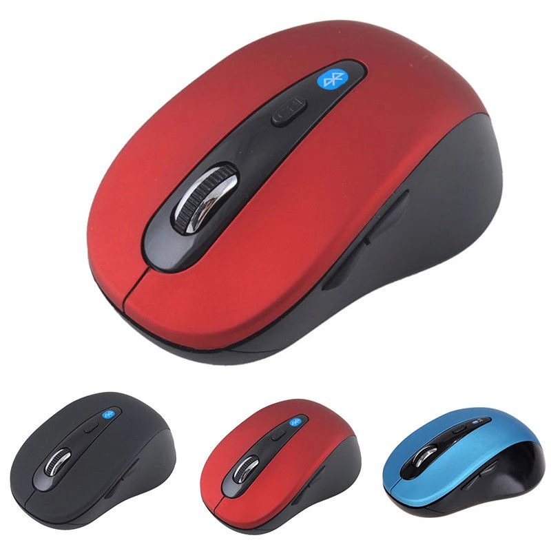 Bluetooth 3,0 оптическая игровая мышь Беспроводная мини-мышь Мыши 1600 dpi для ноутбука ноутбук красный низкое энергопотребление