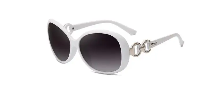 C6 white gray Модные женские солнцезащитные очки с большой оправой, классические, трендовые, элегантные Оттенки для женщин, пластиковые очки с бабочкой для водителей, летние, UV400 - Цвет линз: C6 white gray