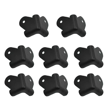 

8pcs/set Anti Collision Wear Resistant Amplifier Protector Guitar Stage Hard Wrap Sound Box Speaker Corners Cabinet Replacement