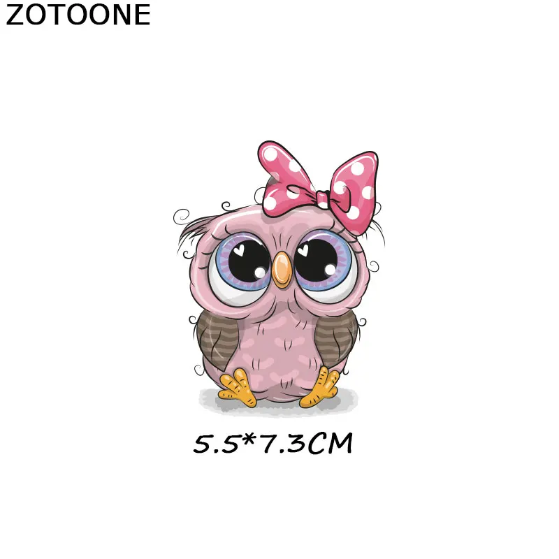 ZT1078 ZOTOONE вырезанные Мультяшные наклейки с животными для железной передачи одежды аксессуары DIY футболки Платья моющиеся теплопередачи - Цвет: ZT1078