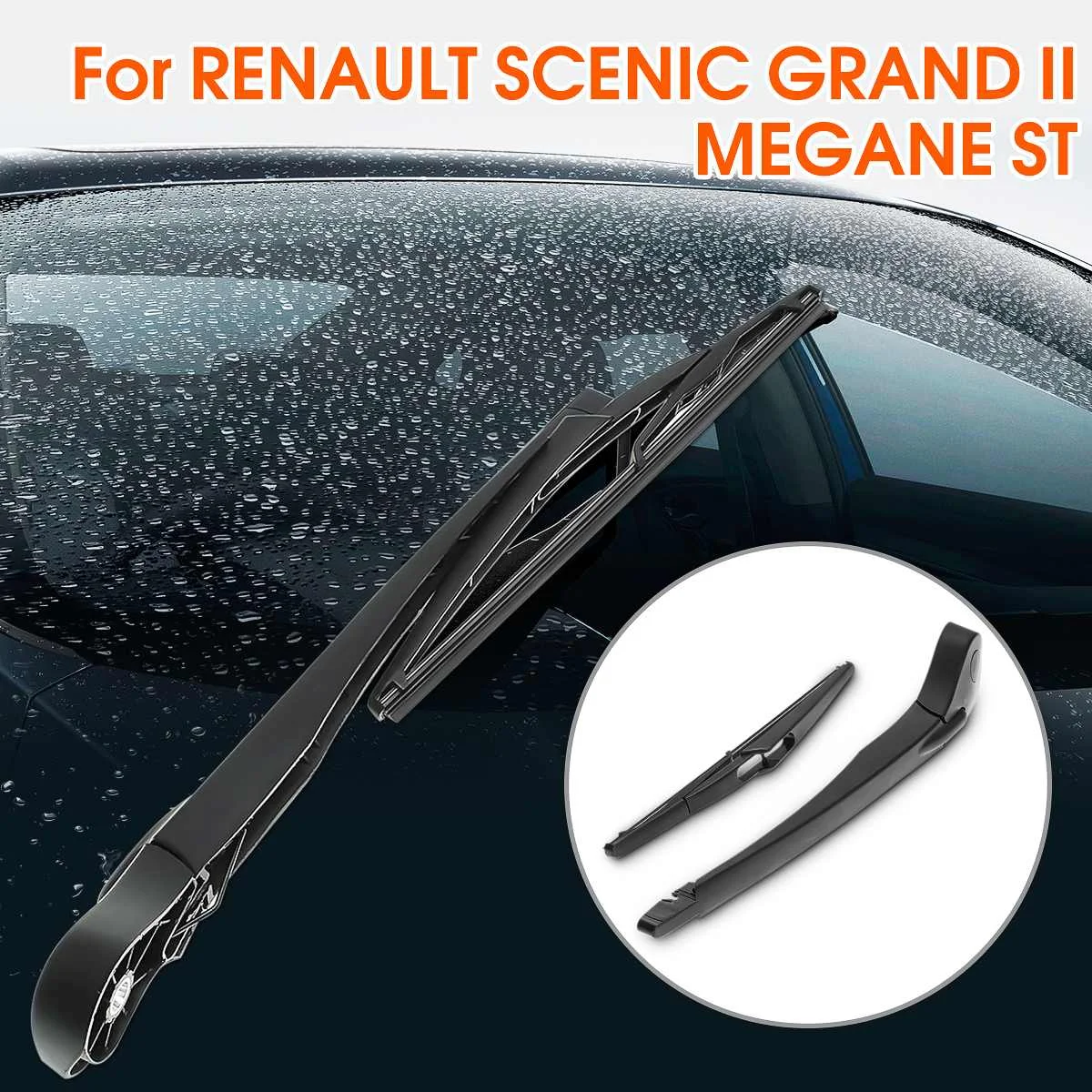 Передний рычаг дворника лобового стекла автомобиля лезвия для Renault Scenic Grand II Megane ST 2003 2004 2005 2006 2007 2008 2009