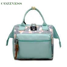 COZINESS Bolsa de mamá de tamaño pequeño, bolso de hombro Diagonal, mochila multifuncional, bolso de bebé de moda, bolsa de pañales portátil para mamá