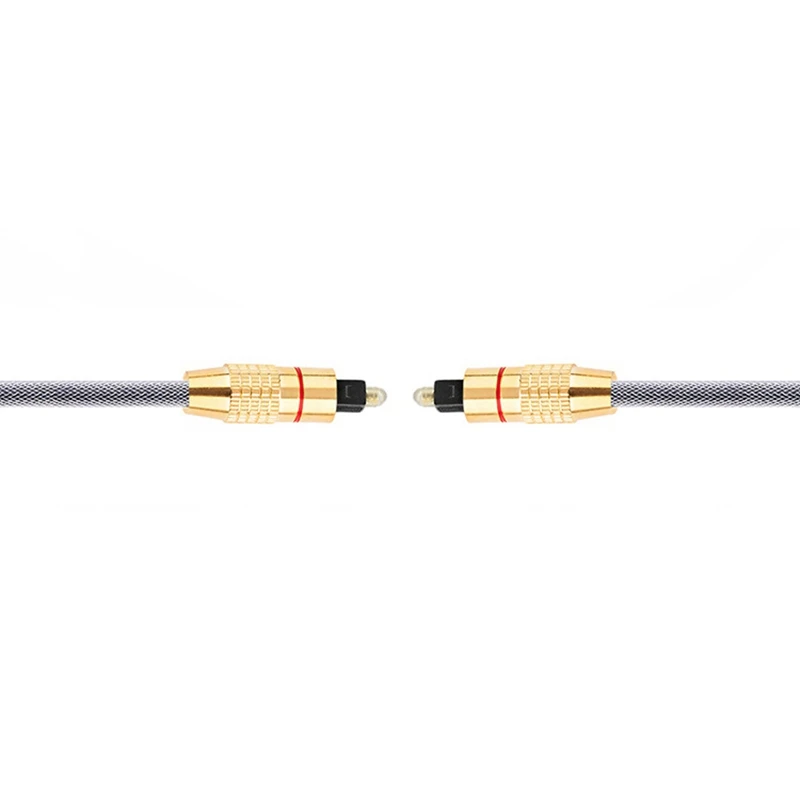 10Ft/3 м Цифровой оптический аудио кабель Шнур SPDIF волокно для ТВ компакт дисков DVD PS3