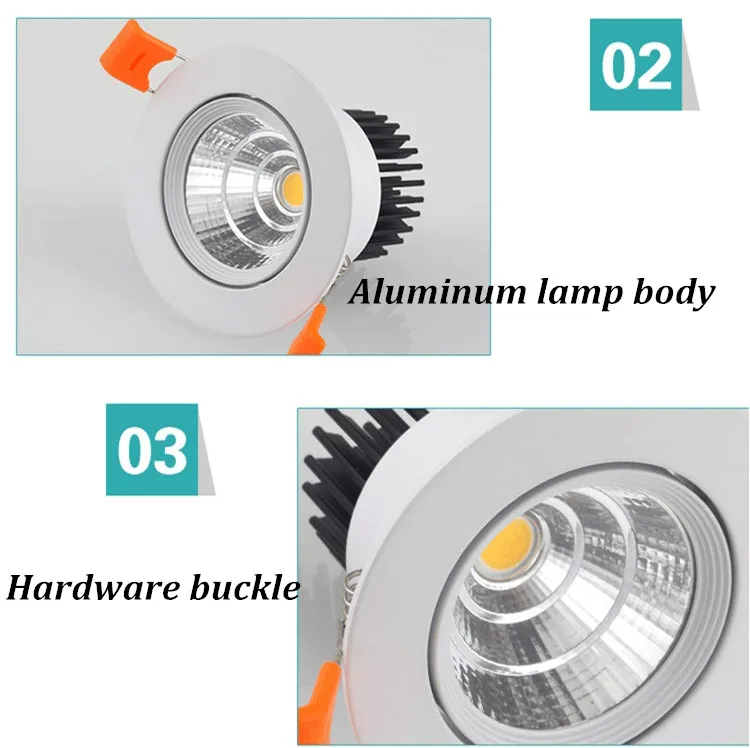 cob天花灯led射灯嵌入式筒灯3w5w12w服装店射灯背景墙开孔12公分-淘宝网_17