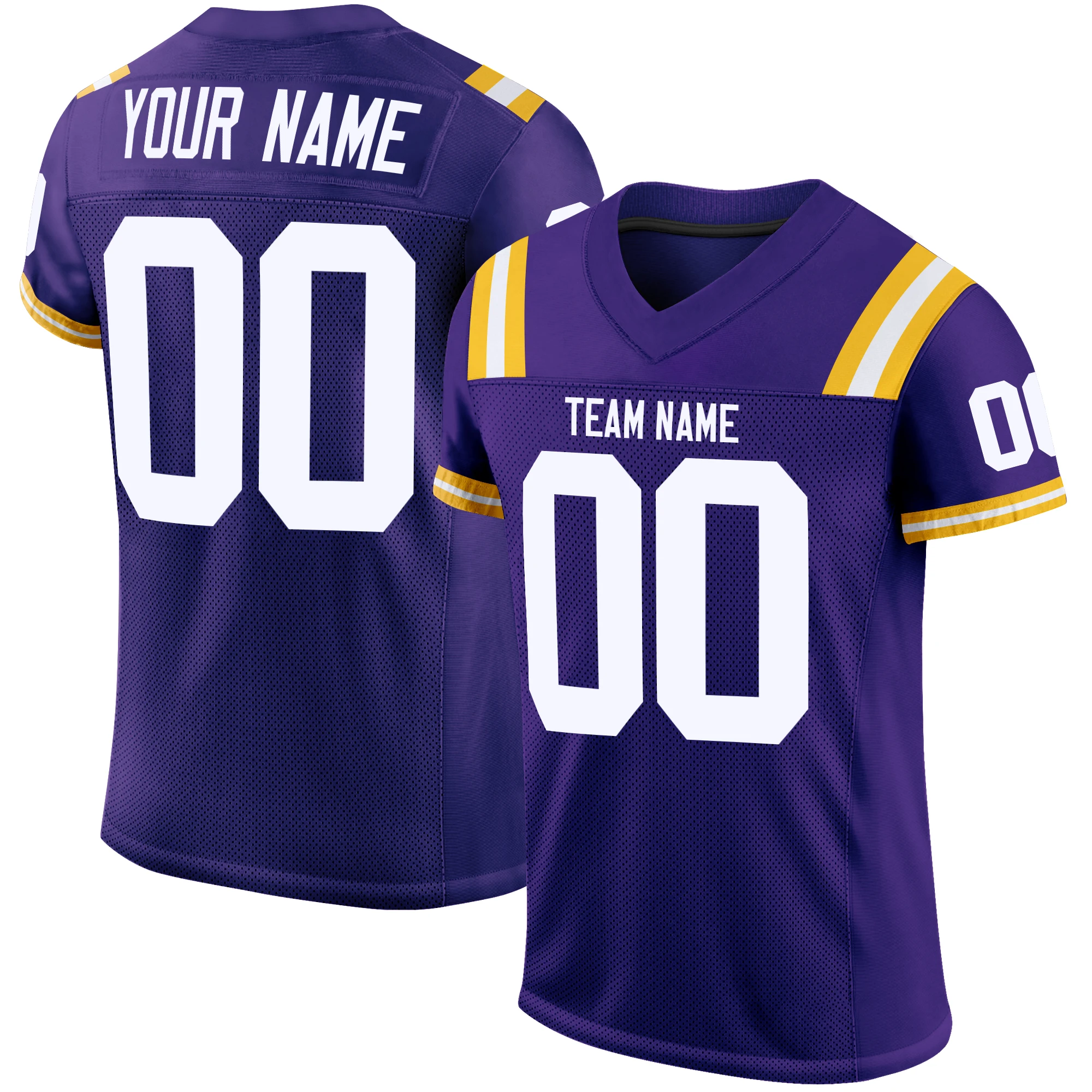 Sewing Football Jerseys Embroidered Team Name Number Stitched Rugby Jersey Game Training Men/Women/Youth