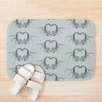 

Scorpion heart Bath Mat Anti Slip Bath Mat bathroom carpet Rug 3D Printed Water Absorption Bathroom Carpet Rug Living Room