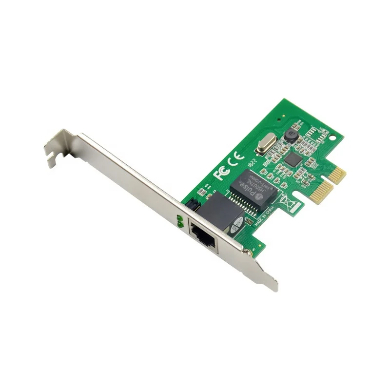 Сетевая карта PCI-E X1 с одним портом PCIe на RJ45 Gigabit Ethernet NIC чипсет RTL 8111E сетевая PCIE |