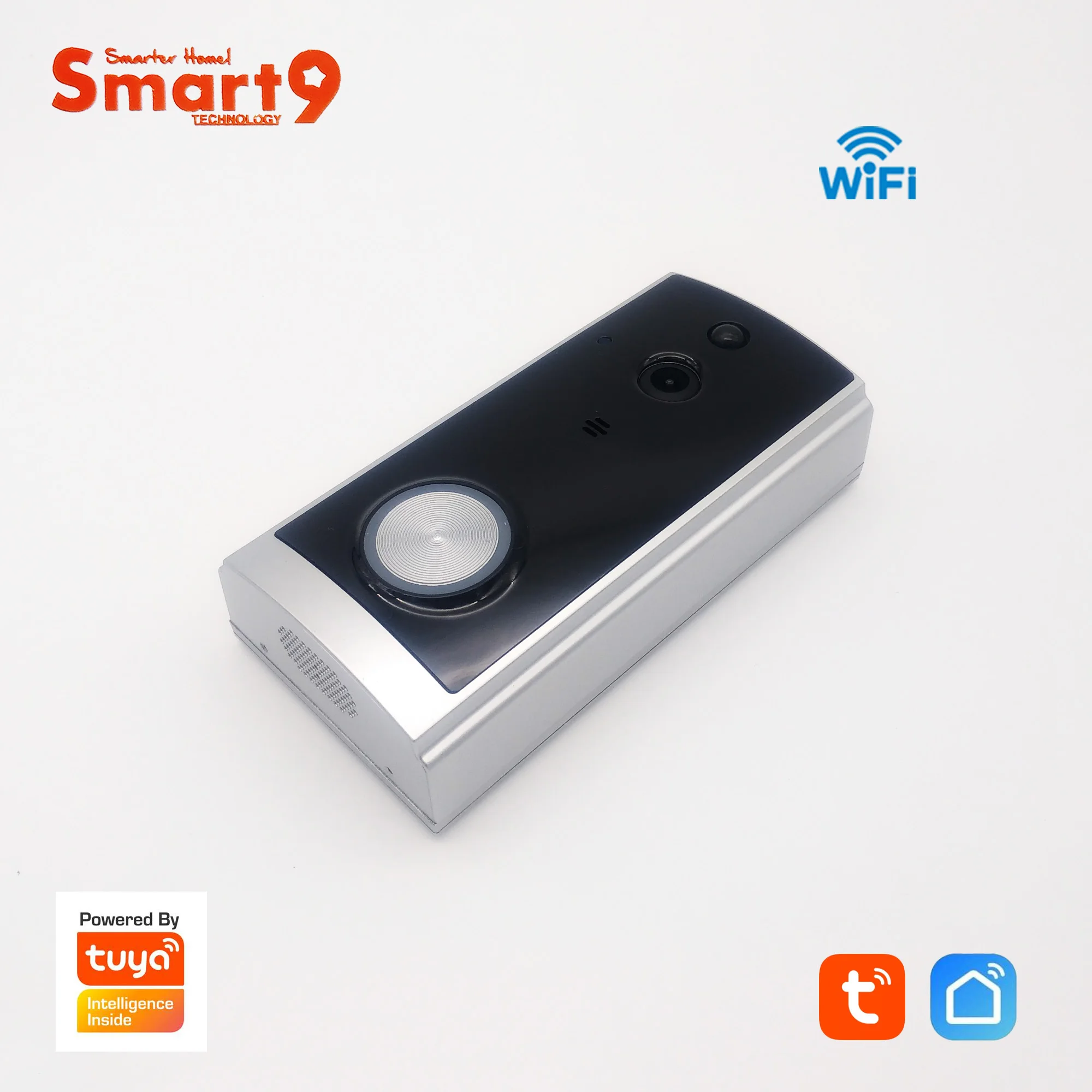 

Smart9 Full HD 1080P WiFi DoorBell F1 With IR Night Vision PIR Motion Low Power Consumption Two-Way Audio Powered by TuYa