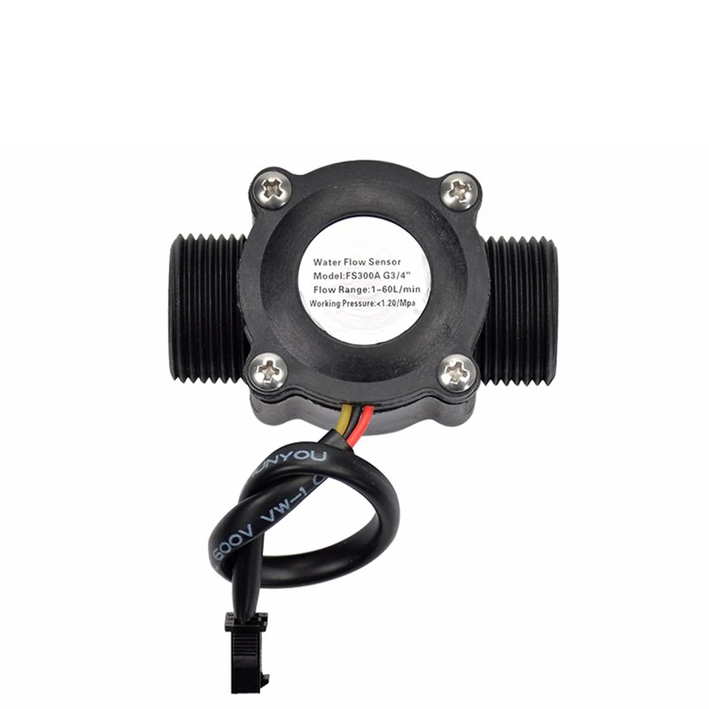 FS300A Water Flow Sensor 1-60L/min G3/4&quot DN20mm Ceramics Shaft Zhongjiang Sea | Инструменты