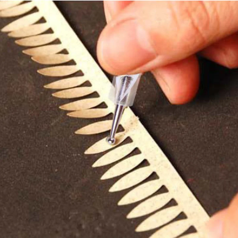 Nail Point Drill Handmade Tools Paper Pack of 4 Ball Stylus Polymer Clay Pottery Ceramics Nail Point Drill Paper Mark Sculpting