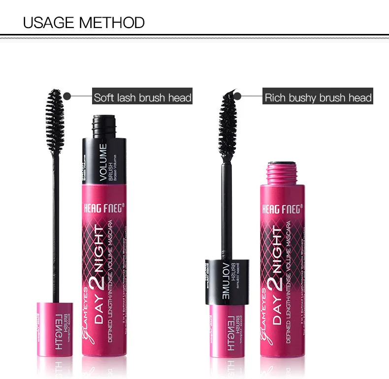 

Pudaier Professional Curling Thick Mascara Volume Express False Eyelashes Make Up Waterproof Quick Dry Mascara Cosmetics+DHL