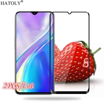 Перейти на Алиэкспресс и купить 2 шт., закаленное стекло Realme XT для Oppo Realme XT 730G, защитное стекло, полный клей, чехол для телефона, Защита экрана для Oppo Realme XT