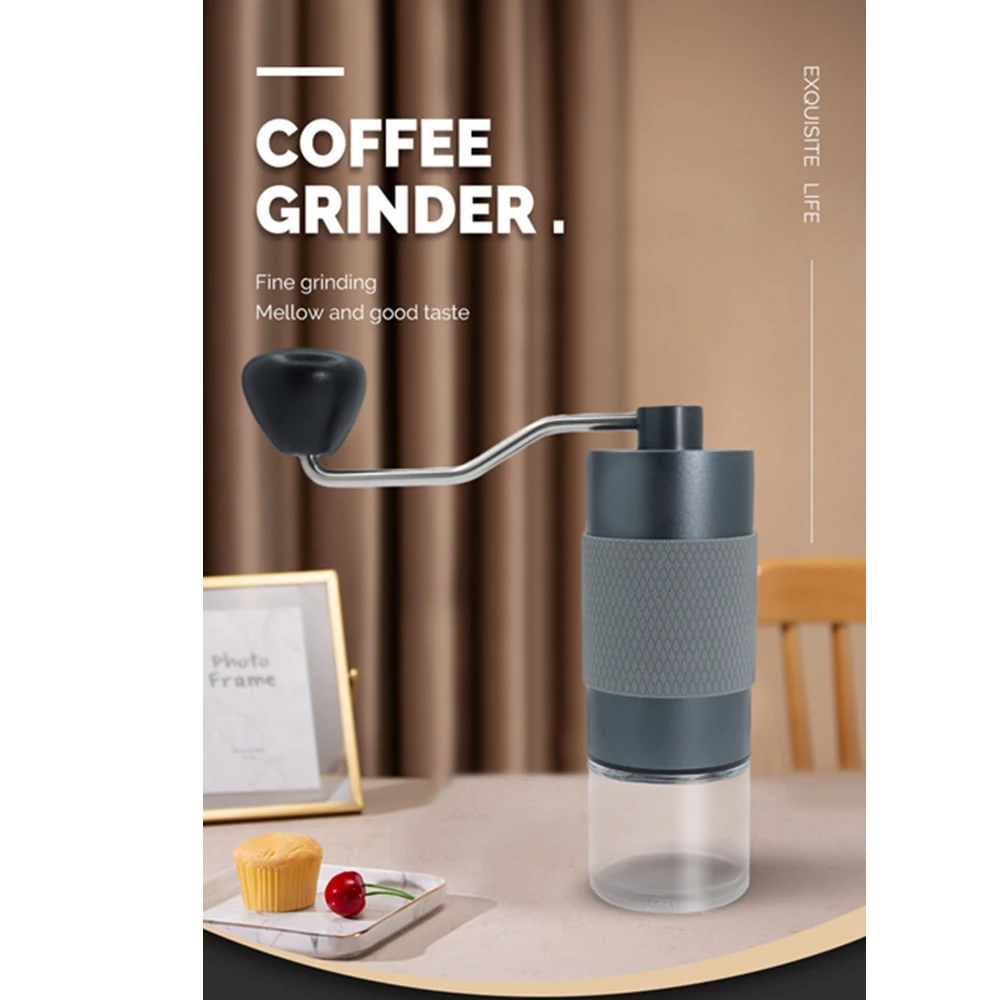 Fellinss KF76 Manual Coffee Grinder Espresso Mill Stainless Steel Burr Maker High Capacity Bean Machine | Дом и сад