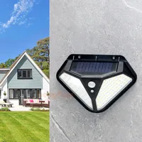 2side 102LED PIR Motion Sensor Solar Energy Street lamp 3 lighting modes Yard Path Home Garden Solar Power Induction Wall Light - Image 2