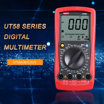 

UNI-T UT58A/UT58B/UT58D/UT58C/UT58E Manual Range General Digital Multimeter; Resistance/Capacitance/Frequency/Temperature Test